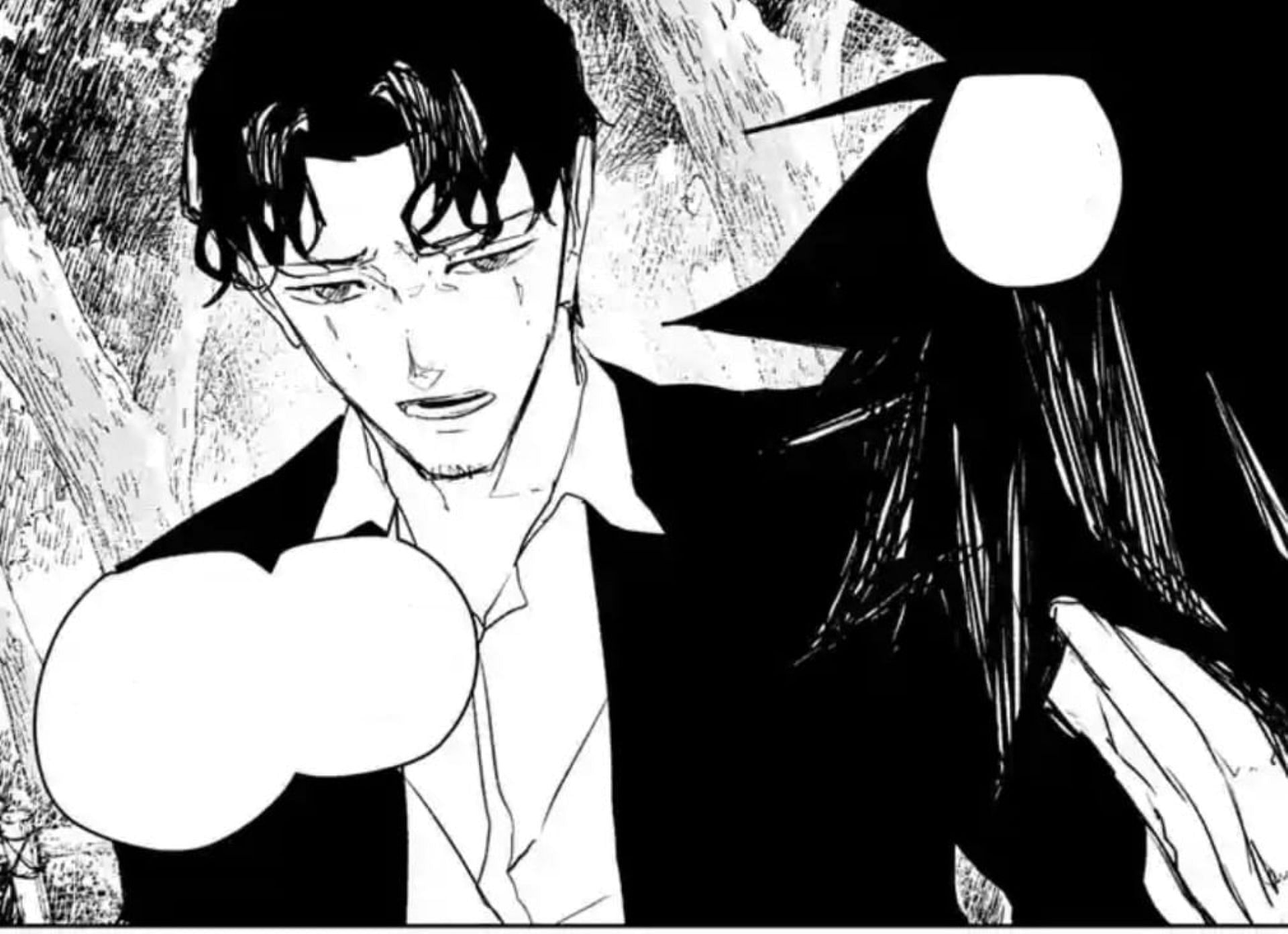 Samura, as seen in the chapter (Image via Shueisha)